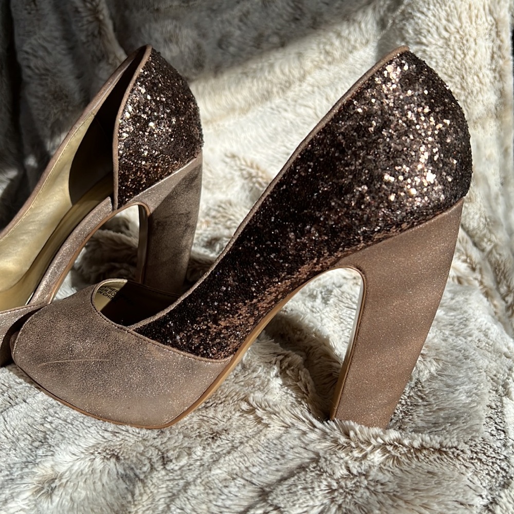 Flounce FLVICTORIA-PU Rose Gold heels 8.5M